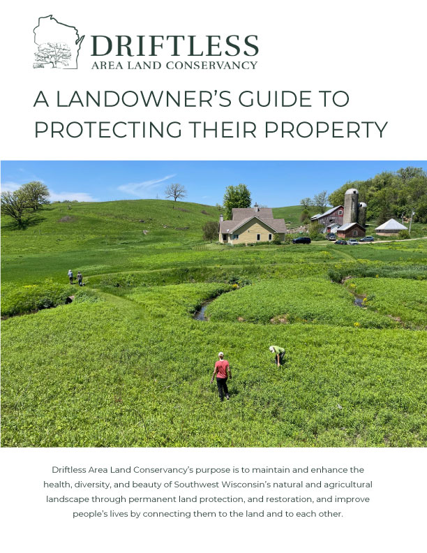 Cover of DALC's Conservation Easements Guide for landowners.